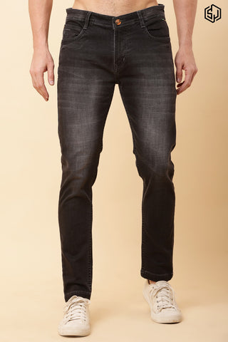 MEN’S Classic Dark Grey Slim Fit Jeans MEN’S Classic Dark Grey Slim Fit Jeans