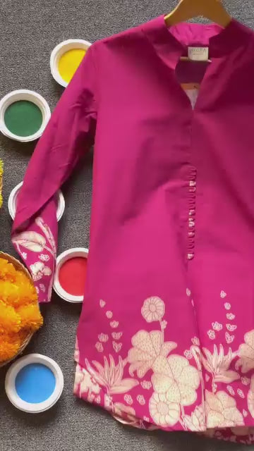 Tangerine Bloom Sleeveless Co-Ord Set