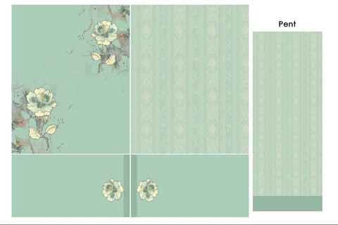 Pastel Green Floral Co-Ord Set Pastel Green Floral Co-Ord Set