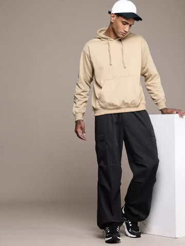 Men's Black Lightweight Cargo Jogger Pants – Relaxed Fit Men's Black Lightweight Cargo Jogger Pants – Relaxed Fit