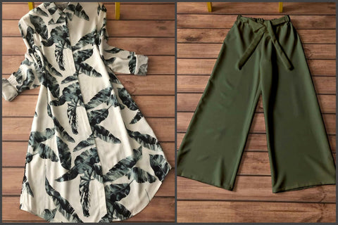 Stylish Women's Kurti & Palazzo Set Stylish Women's Kurti & Palazzo Set