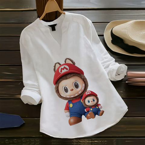 Labubu Rayon Top – Digital Print Edition for Women's Labubu Rayon Top – Digital Print Edition for Women's