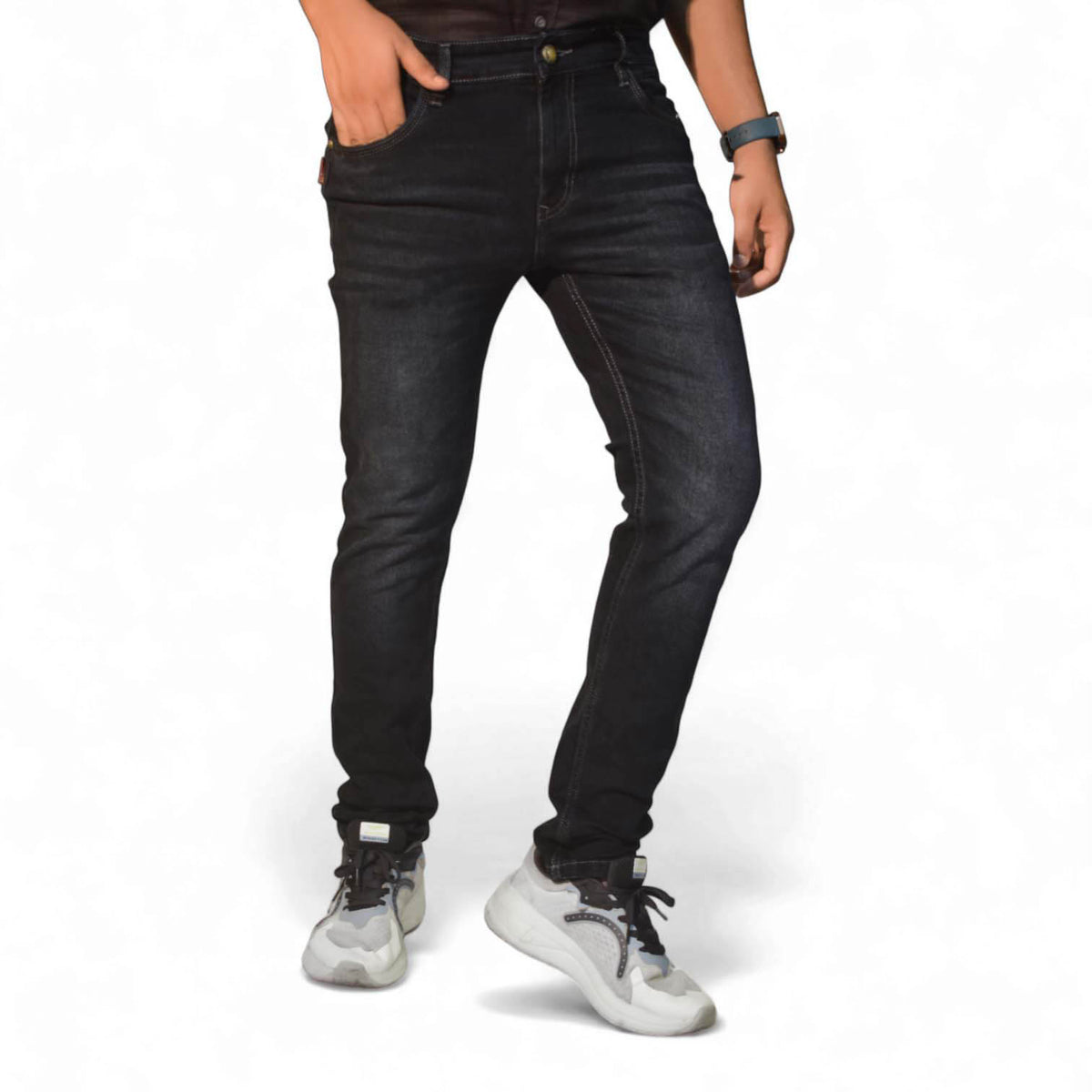 Black Narrow Fit Casual jeans