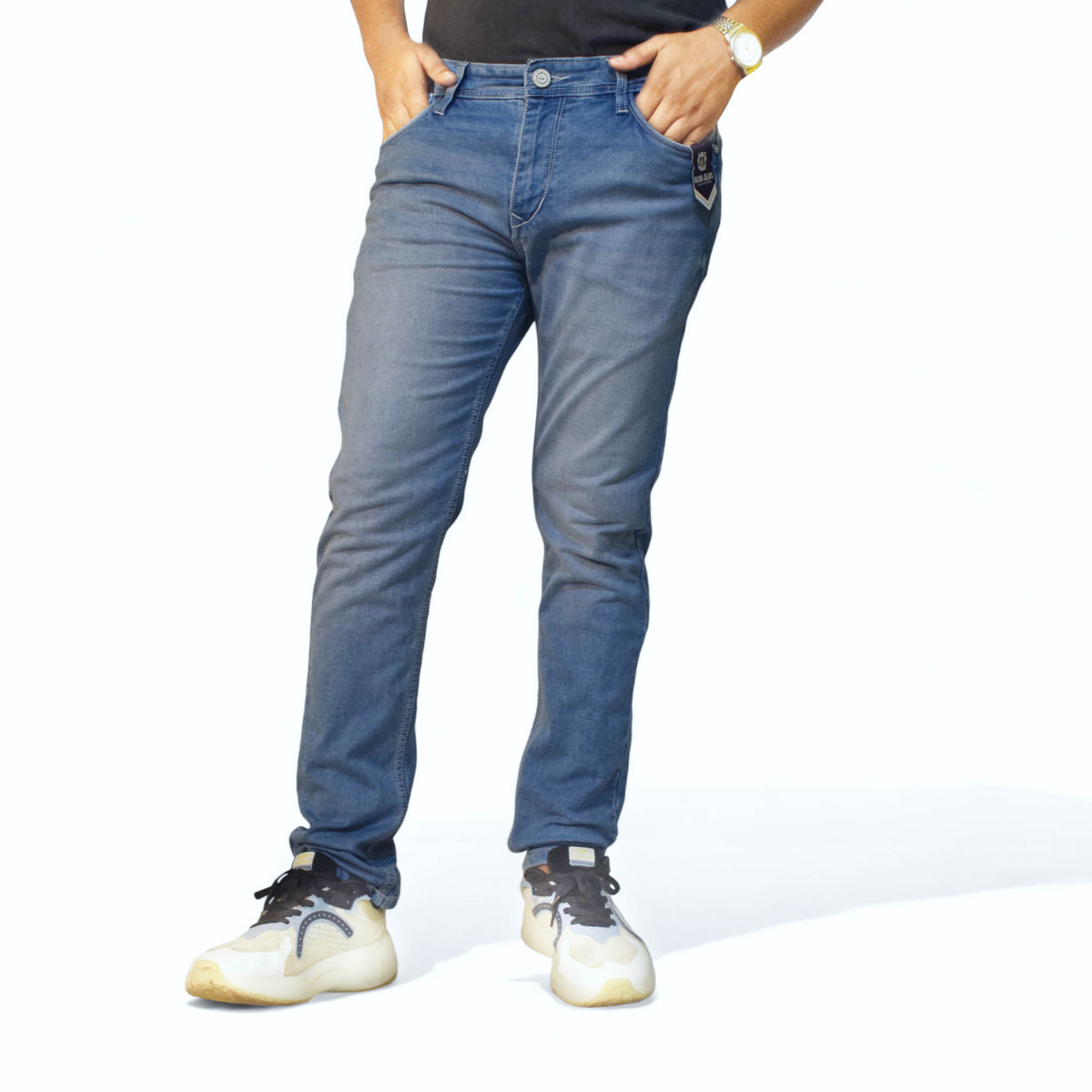 Ice Blue Slim Fit Casual jeans