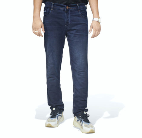 C .Blue Slim Fit Casual Jeans