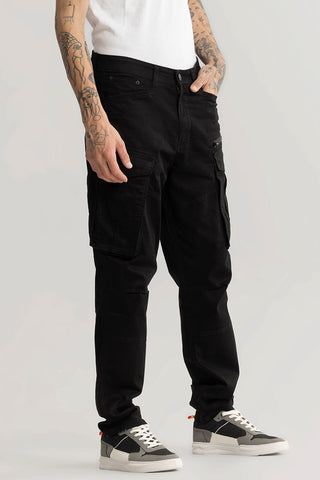 Outlander Black Cargo Pant