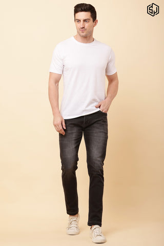 MEN’S Classic Dark Grey Slim Fit Jeans