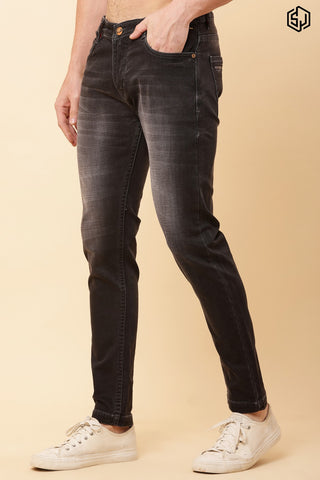 MEN’S Classic Dark Grey Slim Fit Jeans