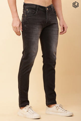 MEN’S Classic Dark Grey Slim Fit Jeans