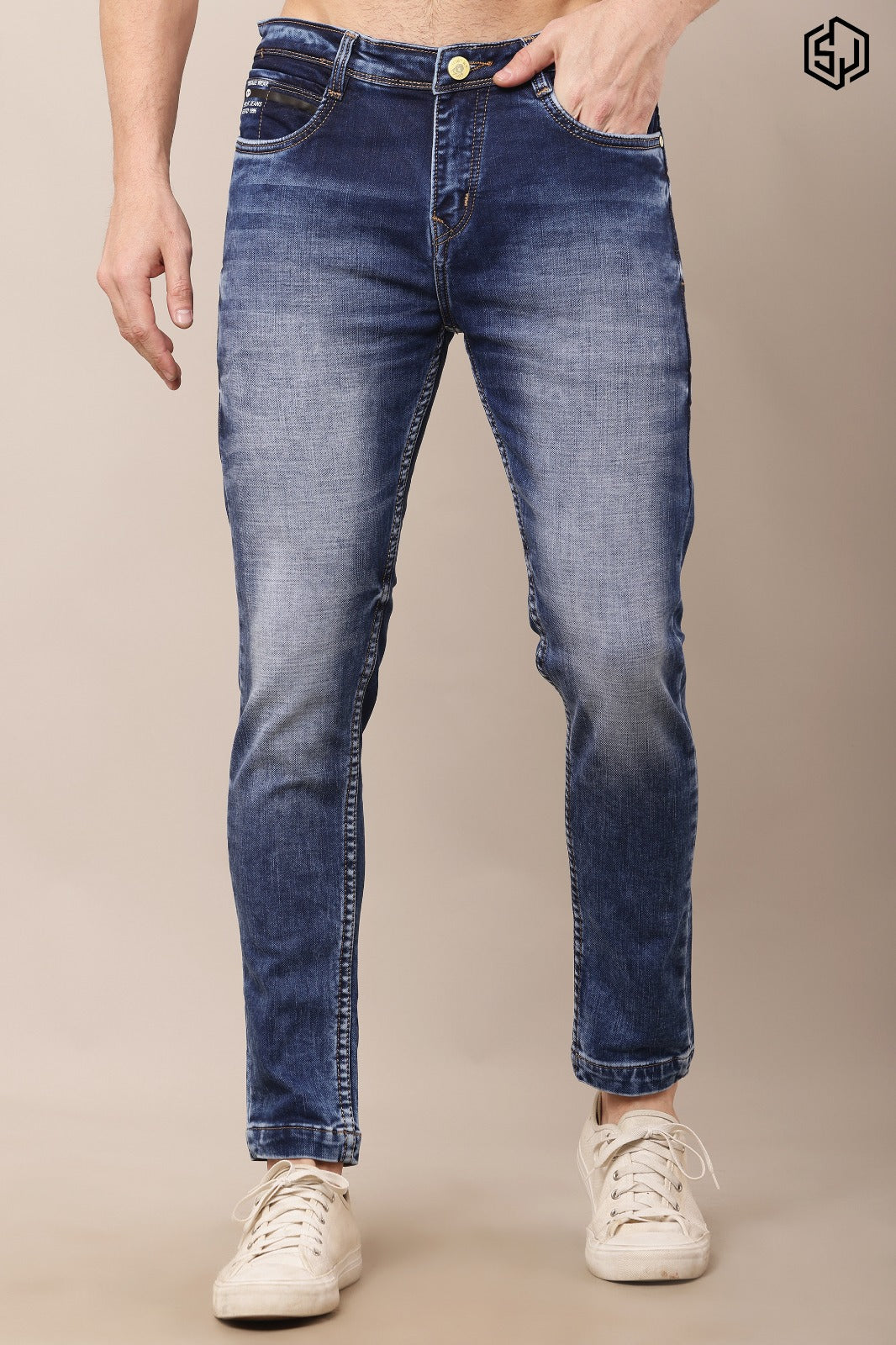 MEN’S Elegance Deep Blue Slim Fit Jeans
