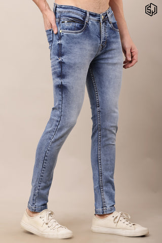 MEN’S Elegance Light Blue Slim Fit Jeans