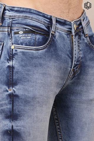 MEN’S Elegance Light Blue Slim Fit Jeans
