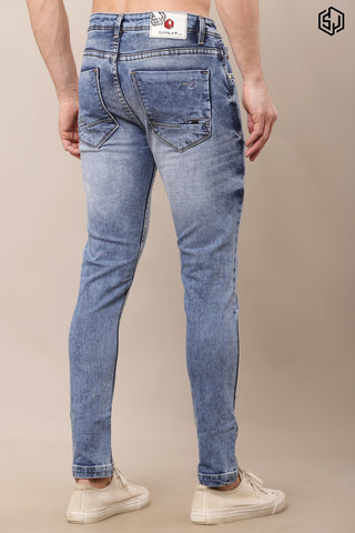 MEN’S Elegance Light Blue Slim Fit Jeans