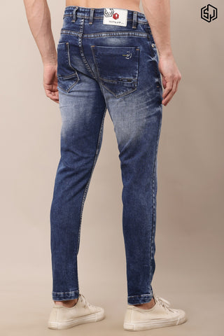 MEN’S Elegance Deep Blue Slim Fit Jeans