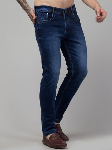 MEN’S 130002 Elegance Blue Slim Fit Jeans