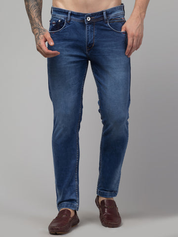 MEN’S Elegance Blue Slim Fit Jeans 270002