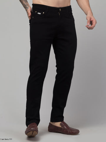 MEN’S 300001 Classic Black Slim Fit Jeans