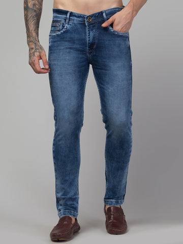 MEN’S 110002 Elegance Blue Tapered Fit Jeans