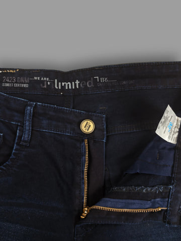 Deep Indigo Slim Fit Jeans for Men