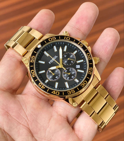 Fossil Bannon Gold Chronograph Men’s Watch