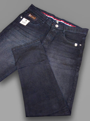 Men's Black Wash Slim Fit Stretch Jeans