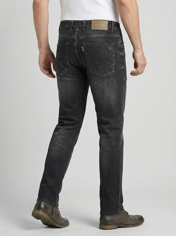 Premium Imported Fabric Men's Black Slim Fit Stretch Jeans | Stylish Daily Wear Denim Trekyoo