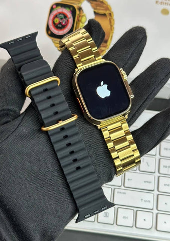 Apple Watch Ultra Golden Edition | 49mm | Dual Strap | Premium Clone