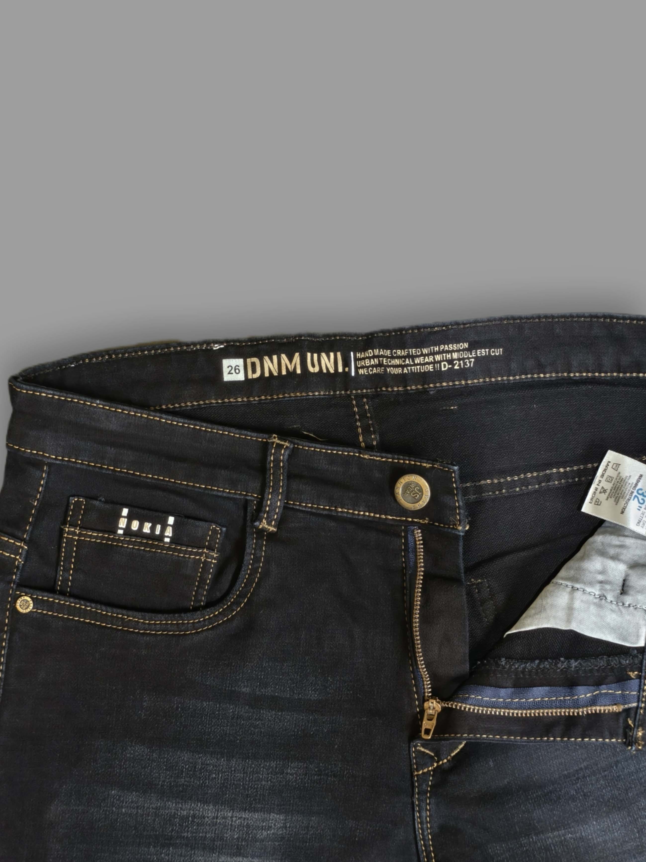 Men's Dark Blue Narrow Fit Denim Jeans | Stretchable Premium Casual Jeans for Men's Trekyoo