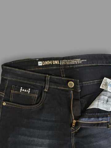 Men's Dark Blue Narrow Fit Denim Jeans | Stretchable Premium Casual Jeans for Men's Trekyoo