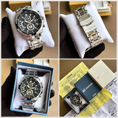 Casio Edifice EFR-539 | Premium Chronograph Watch for Men | Stainless Steel