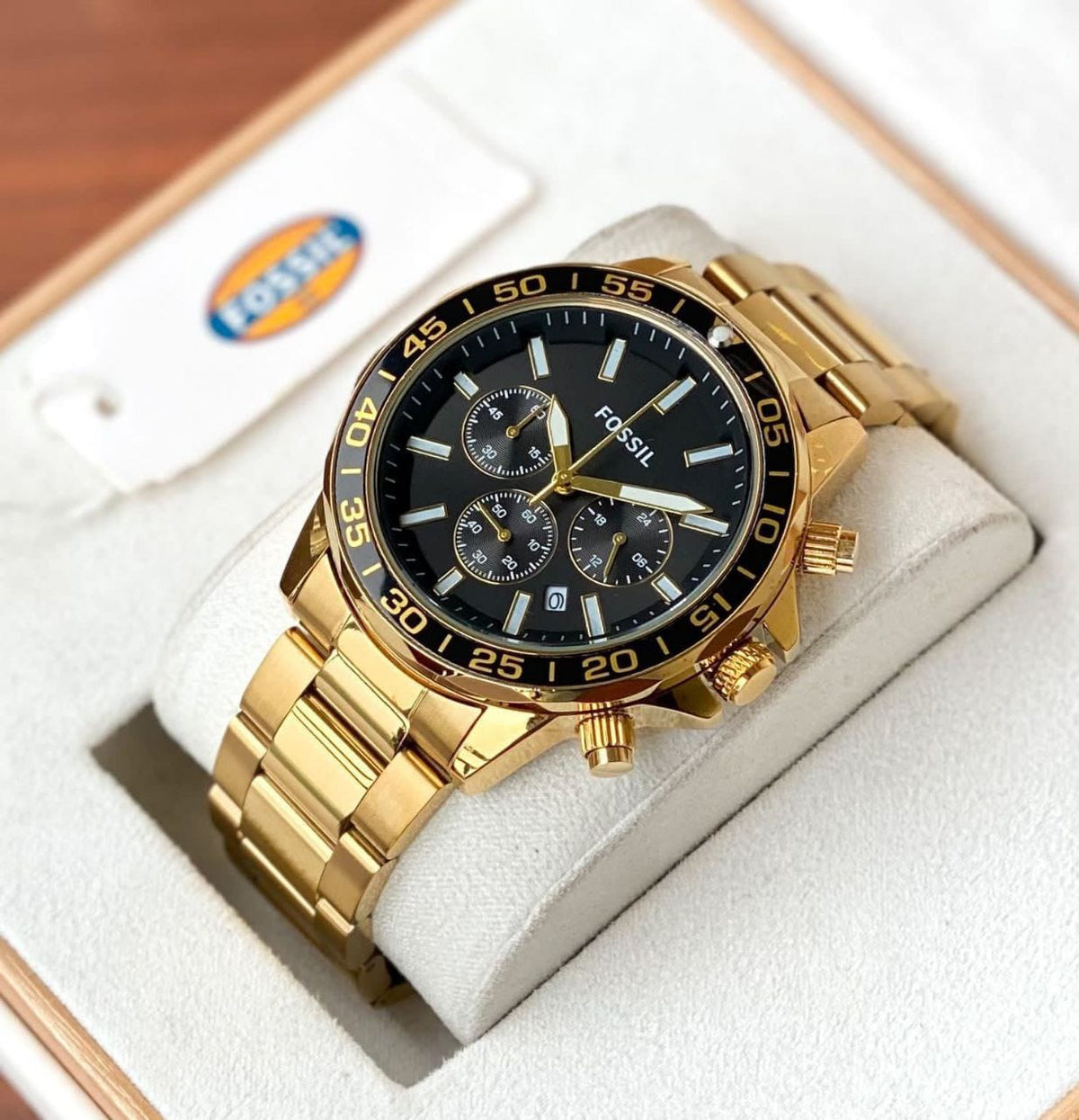Fossil Bannon Gold Chronograph Men’s Watch