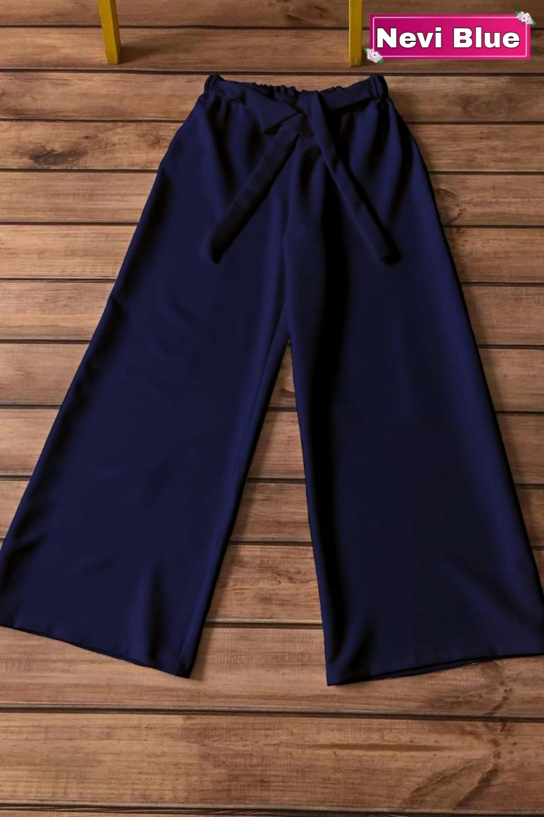 Women's Navy Blue Palazzo Pants