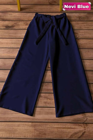 Women's Navy Blue Palazzo Pants