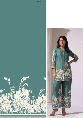 Sage Garden Printed Co-Ord Set