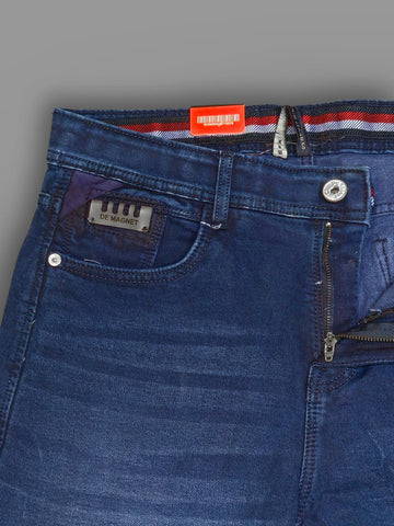 Men’s Dark Blue Slim-Fit Denim Jeans