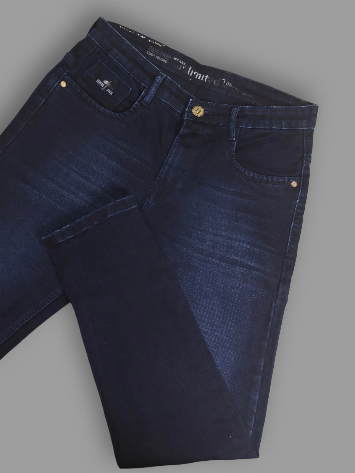 Deep Indigo Slim Fit Jeans for Men