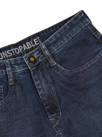 Men’s Midnight Indigo Wash Baggy Fit Denim Jeans
