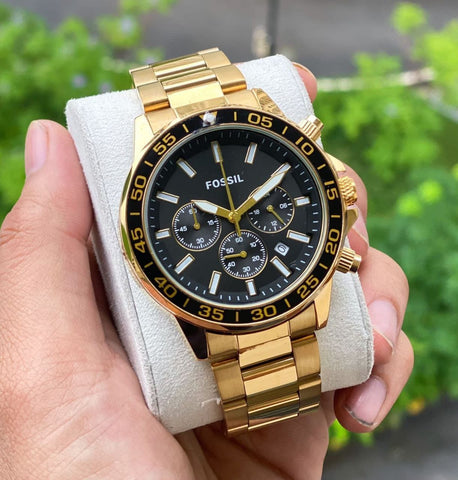 Fossil Bannon Gold Chronograph Men’s Watch