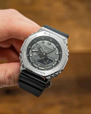 G-SHOCK GM-2100-BB-1A Premium Black Metal Edition | 7AA Unisex