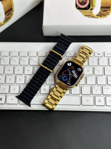 Apple Watch Ultra Golden Edition | 49mm | Dual Strap | Premium Clone