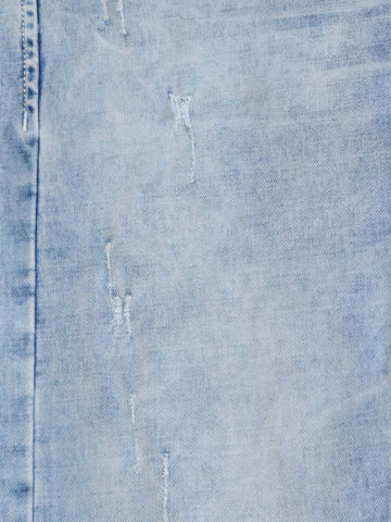 Men’s Light Blue Scratch-Wash Slim Fit Jeans
