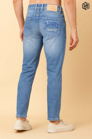 Men's Light Blue Slim Fit Jeans