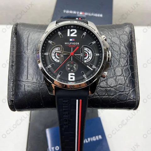 Tommy Hilfiger Multifunction Black Dial Men's Watch