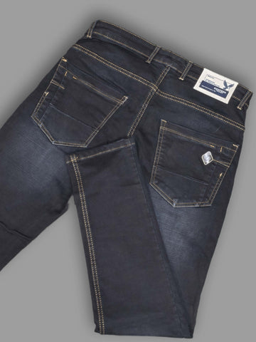 Men's Dark Blue Narrow Fit Denim Jeans | Stretchable Premium Casual Jeans for Men's Trekyoo