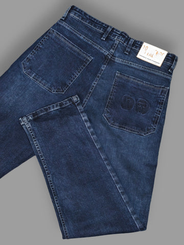 Dark Indigo Washed Baggy Fit Jeans