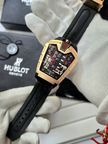 Hublot Bugatti Edition – Black & Gold Hypercar Timepiece for men's