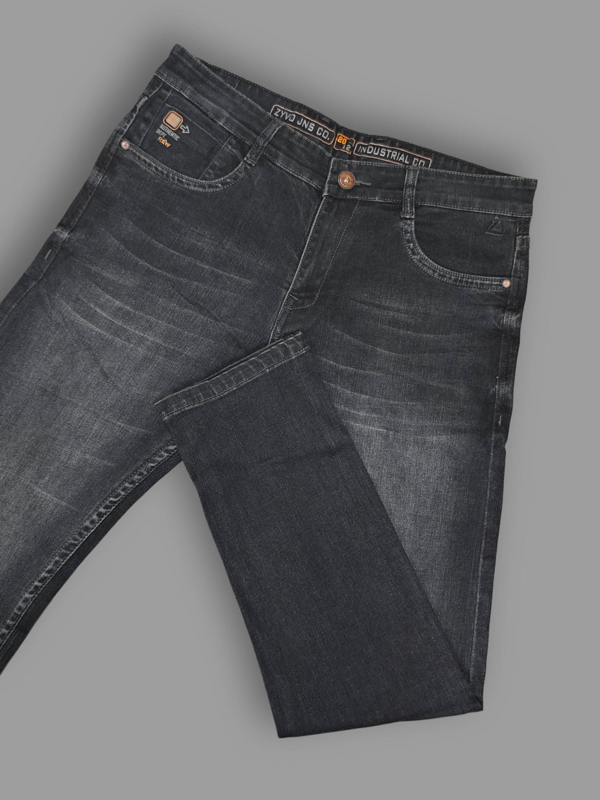 Imported Fabric Premium Black Denim Jeans for Men | Zyvo Slim Fit Stretch Jeans Trekyoo