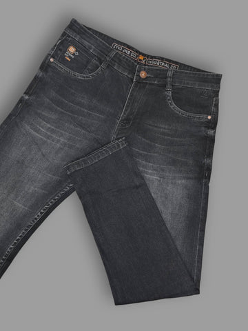 Imported Fabric Premium Black Denim Jeans for Men | Zyvo Slim Fit Stretch Jeans Trekyoo