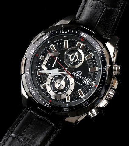 Casio Edifice EFR-539 Men’s Chronograph Watch | Leather Strap | Premium 7A Quality