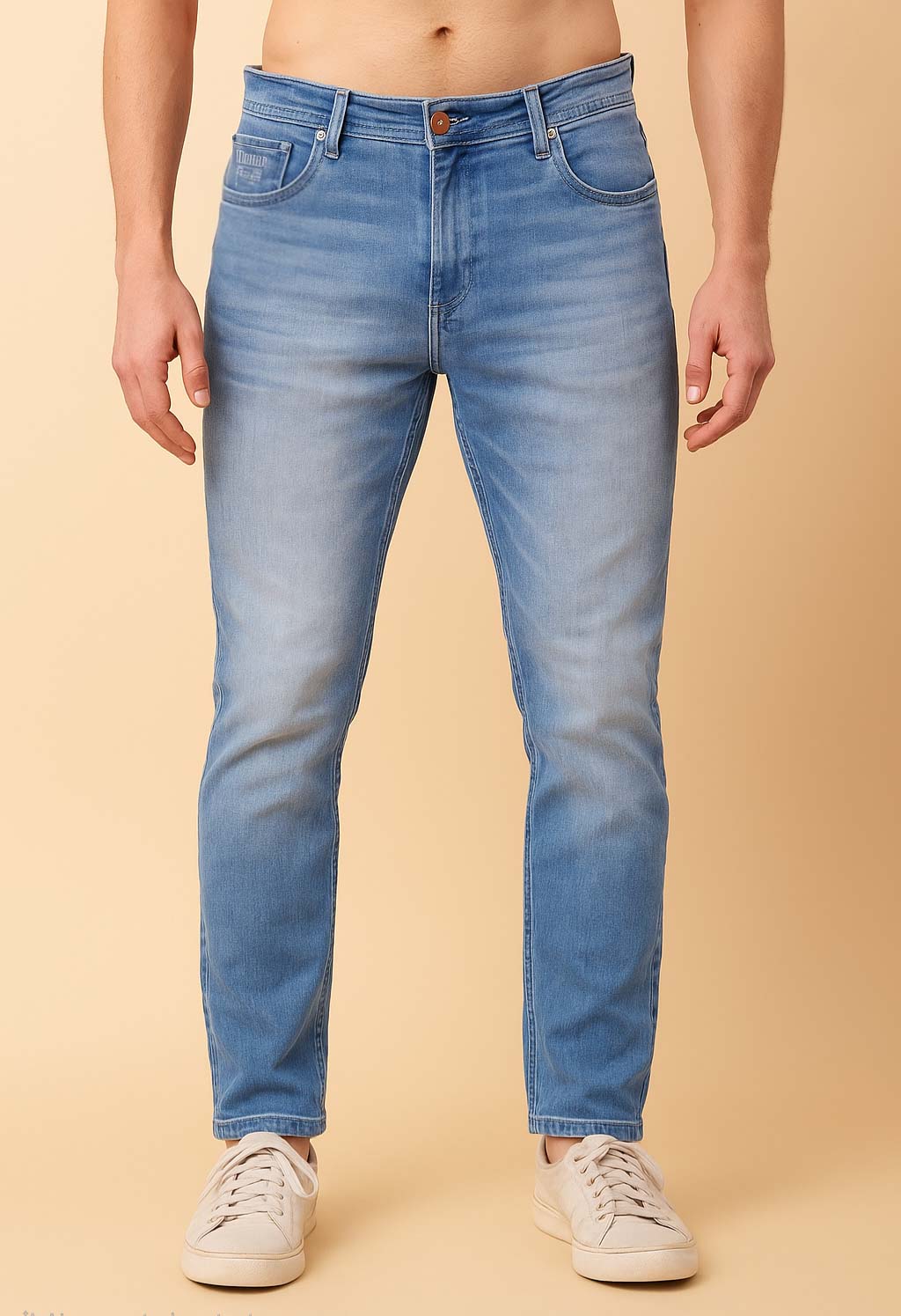 Men's Light Blue Slim Fit Jeans